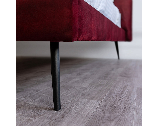 Кровать с ортопедическим основанием 1600 Сильвия бордо