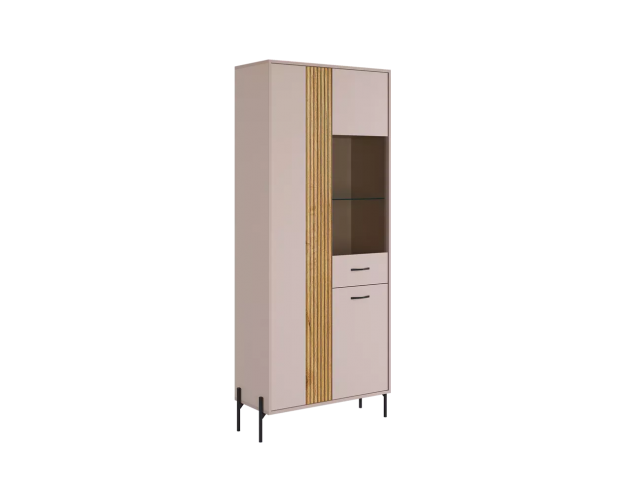 Модульная гостиная Доминика К5 кашемир / дуб крафт золотой