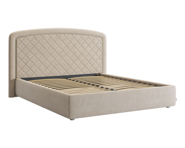 Кровать с основанием Сильва 2 1600 топаз (велюр)