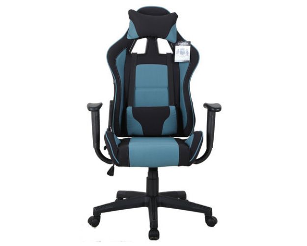 Кресло компьютерное BRABIX GT Racer GM-100 (черный, голубой)